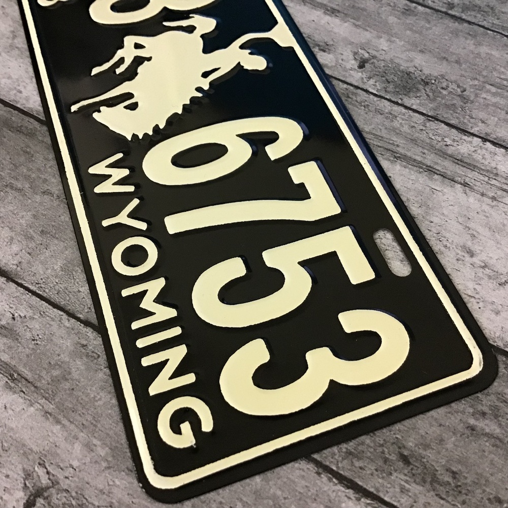 Vintage 1953 License Plate Wyoming Mini Bicycle - Picture 5 of 8